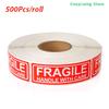 500Pcs/Roll DIY Fragile Stickers The Goods Please Handle With Care Warning Labels Supplies