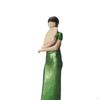 1/64 Scale People Figure Resie Cheongsam Girl Hand Painted Miniature Figurine for Micro