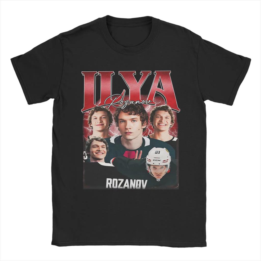 Heated Rivalry Ilya Rozanov But Daddy I Love Him T Shirt Unisexs Pure Cotton Fashion TShirt Crew Neck Tees Short Sleeve Clothing