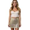2026 Spring/Summer Sequin Bodycon Mini Skirt - European & American Style