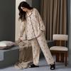 Set Pigiama da Donna Pigiama Caldo Maniche Lunghe Pantaloni Lunghi Autunno e Inverno Pigiama Casual Pigiama Morbido Pigiama Comodo Ragazze Comode