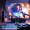 4K Native 1080P Android 11 Projector 390ANSI HY320 Dual Wifi6 BT5.0 Cinema Outdoor Portable Projetor Upgrated