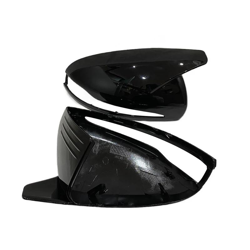 For Mercedes-Benz C S E GLC G Class AMG W205 X253 W222 W213 W238 Rearview Mirror Cover Bright Black Replacement 2014 - 2019 LHD