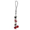 Stylish Cherry Jellyfish Alloy Bead Phone Chain Keychain Lightweight Bag Hanging Decoration Jewelry Accessory