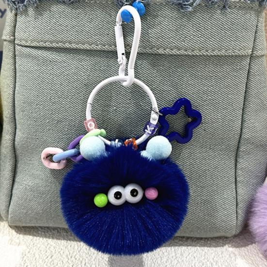 Keychain Cartoon Plush Doll Charm Decorative Key Chain Fine Craftsmanship Key Holder Backpack Key