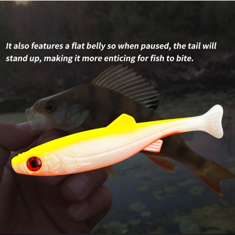 Fishing Lures Soft Casting Fishing Lures Simulation Swimbaits, 19cm/63g Soft Baits Swimming Lures Slow Sinking Lures