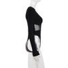 European & American Women's Spring/Summer Slim-Fit Solid Color Jumpsuit Base Layer Top