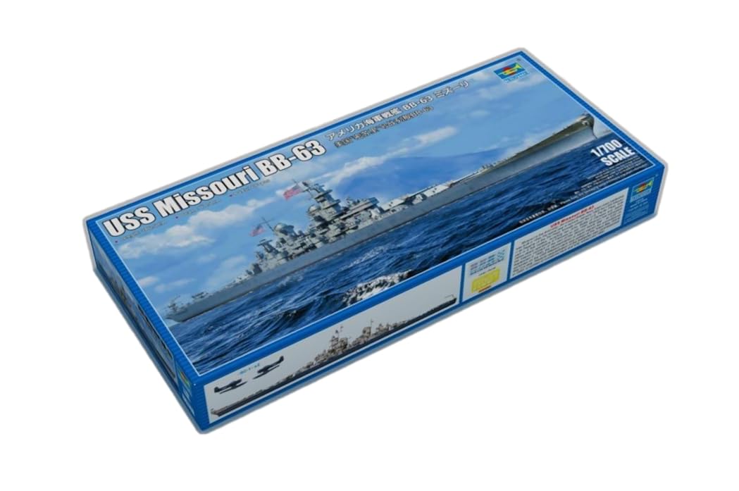 

Trumpeter 1/700 scale US Navy Battleship BB-63 Missouri plastic model kit 06748