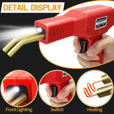 New Plastic Welder Gun Hot Stapler Welding Machine Soldering Iron Staples Bumper Repair Car Tools Kit Hot Stapler Plastic Welder