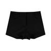 Women's Low Waist Slimming White Hot Shorts - Casual Summer Wear