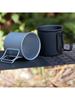 Wholesale Outdoor Camping Cup With Foldable Handle Portable Ultra-light Aluminum Alloy Mug For Outdoor Hiking Cooking 300ml