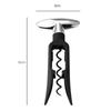 Pulling Corkscrew Wine Opener, Durable Plastic with Easy Turn Chrome Handle, Wine Bottle Opener for Bartenders, Home Bar Tools
