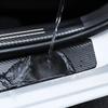 Hot 2025 1/4/5Pcs Car Door Sill Scuff Plate Decor Carbon Fiber Stickers For BMW X1 X2 X3 X4 X5 X6 X7 F30 F10 E28 E90 F20 E46 E60