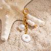 18K Gold Plated Stainless Steel Donut Coffee Bikini Pendant Charms Colorful DIY Jewelry Accessories
