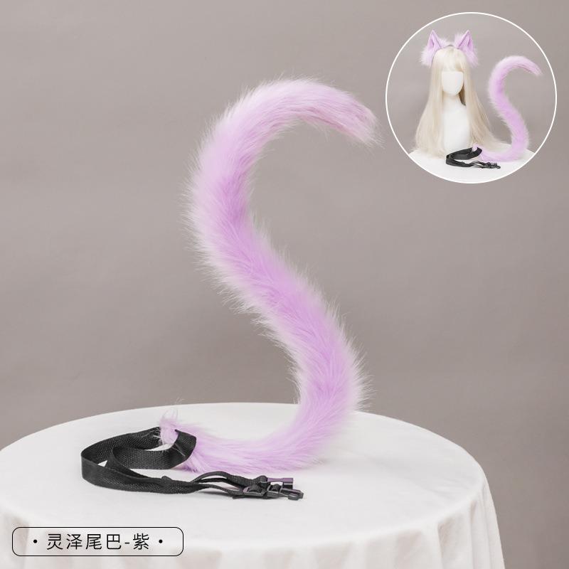 

Имитация животного уха, милое платье для вечеринки в стиле комиксов, головной убор ручной работы, женский плюшевый ободок с кошачьими ушками.