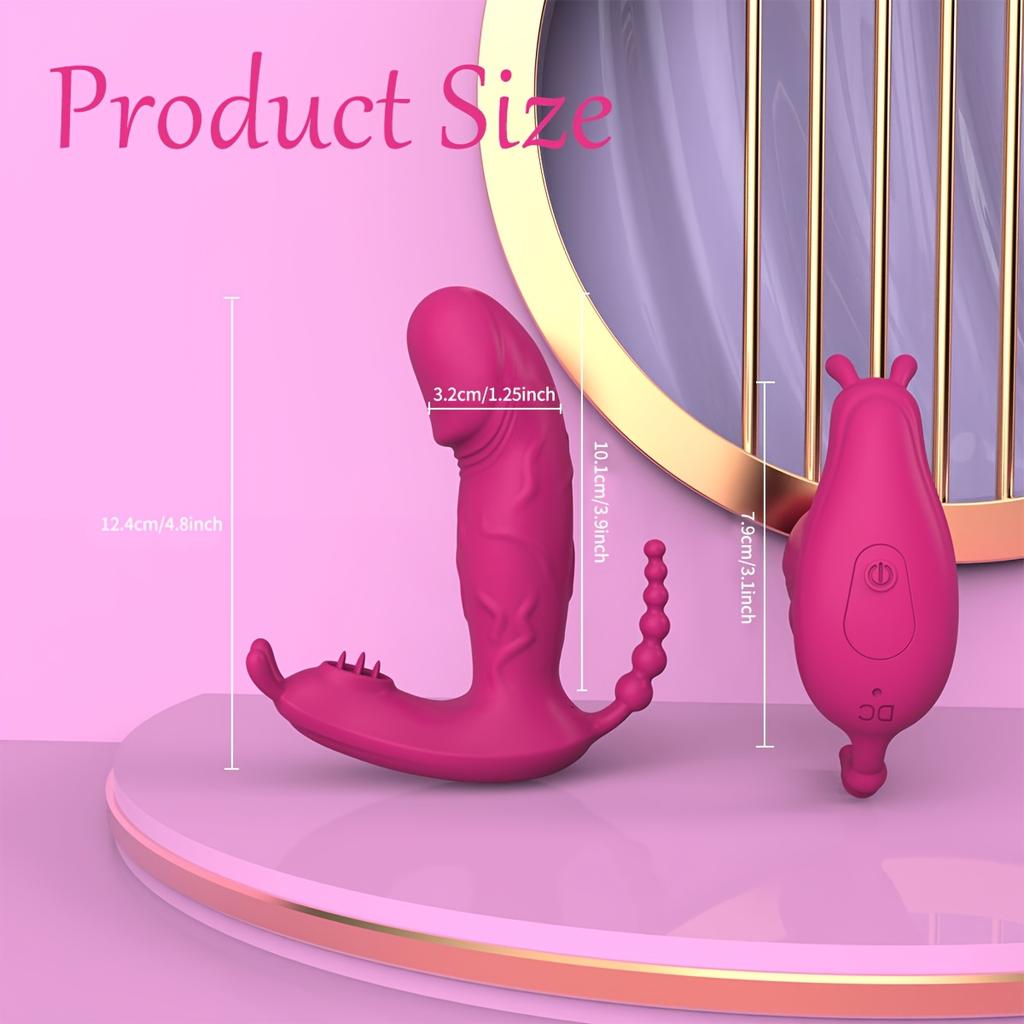 Vibrator purtabil Vibrator G-spot, Vibrator cu telecomandă prin aplicație Jucării sexuale pentru cuplu, Vibrator dildo fluture chiloți Jucărie pentru adulți Vibrator Jucării sexuale pentru femei