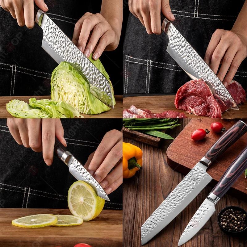 Kitchen Knives Professional Chef Knife Handmade Forged Boning Knife Fish Slicing Meat Cleaver Stainless Steel Butcher Knife