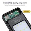 1Pcs Dual Usb Type C Charge Shell 6*18650 Power Bank Battery Box Holder With Camping Lights For Phone 18650 Battery Cases