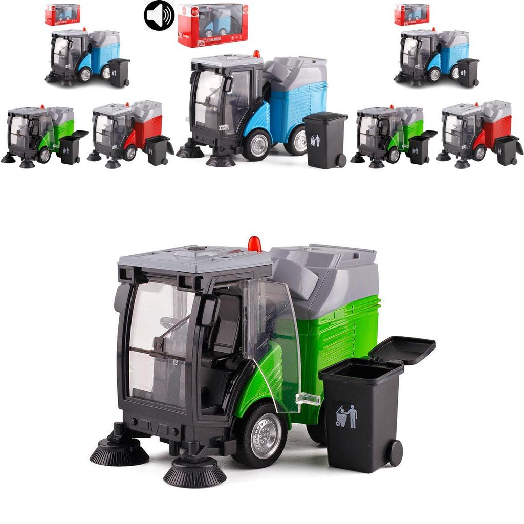 Engineering Garbage Truck Model With Sound Light Features For Kids Play And Collectors