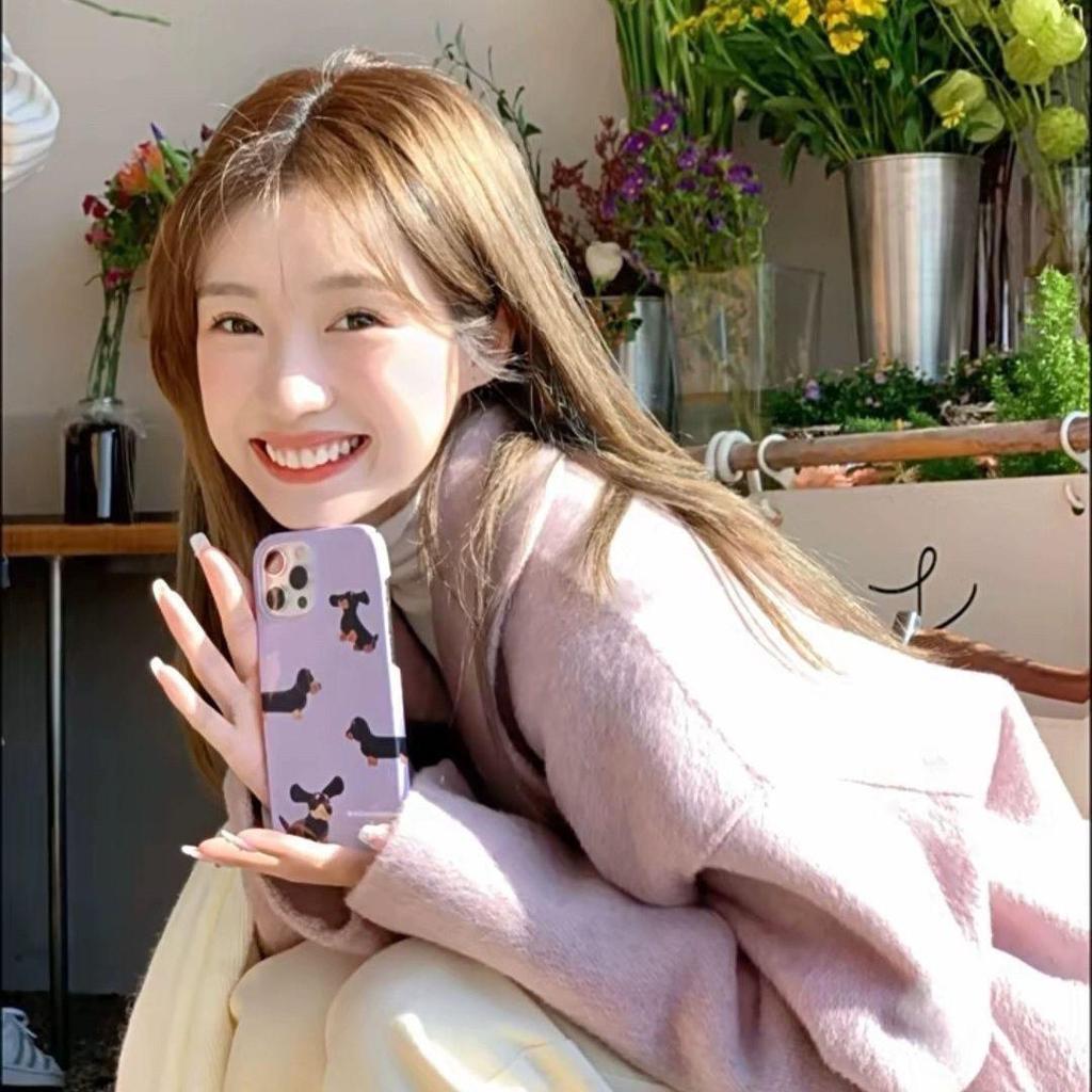 Women's Korean Style Double-Sided Wool Coat - Fashionable, Loose, Slimming, Versatile, Mid-Length, Lazy Style