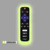 Roku TV Remote Control Luminous Anti-Slip Cover - Dirt-Resistant & Anti-Fall Sleeve