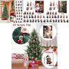 Christmas Cat Themed Acrylic Advent Calendar With Hanging Ornaments For Holiday Decor And Gift Giving