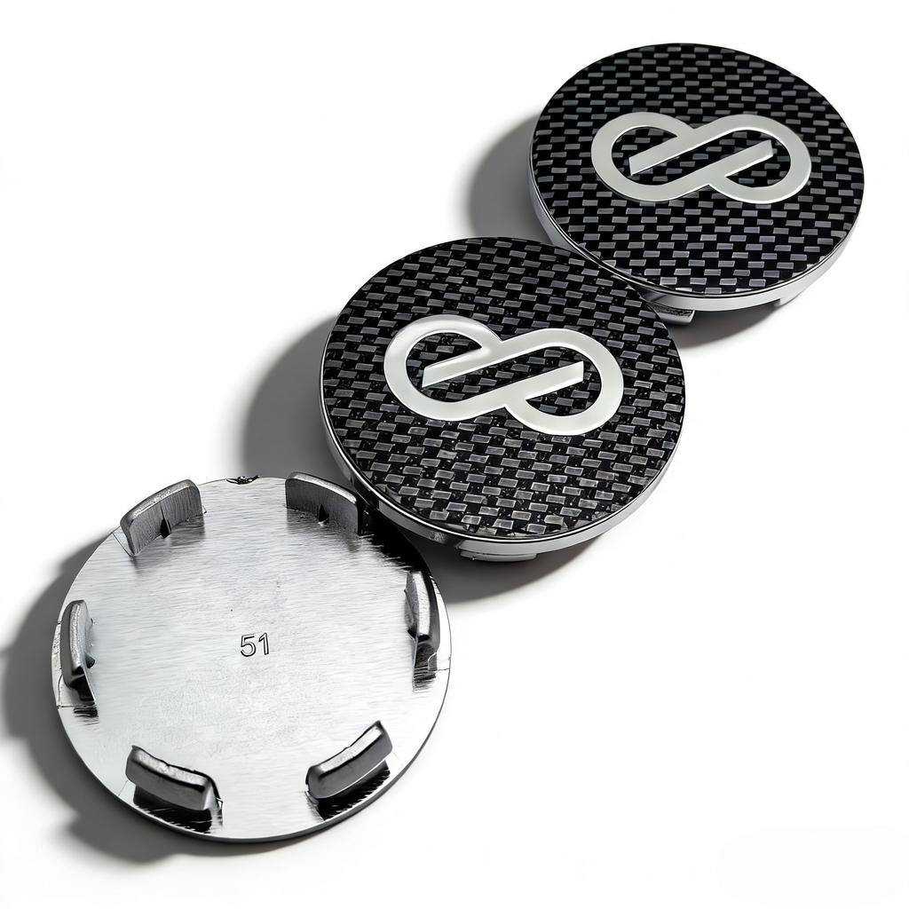 4pcs ENKEI Racing Logo Badge Emblem Car Wheel Center Caps 51MM Clips 46MM Wheels Hub Cap Rim Hubcaps Dust Cover Car Accessories