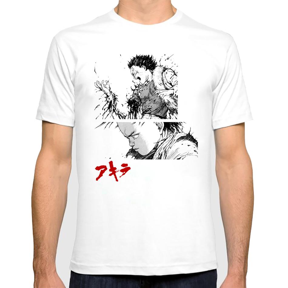 Summer Streetwear Anime Akira Kaneda Shotaro Motorbike Cyberpunk Tshirt Novelty Male Tshirts Man T Shirt Men Fashion Tees