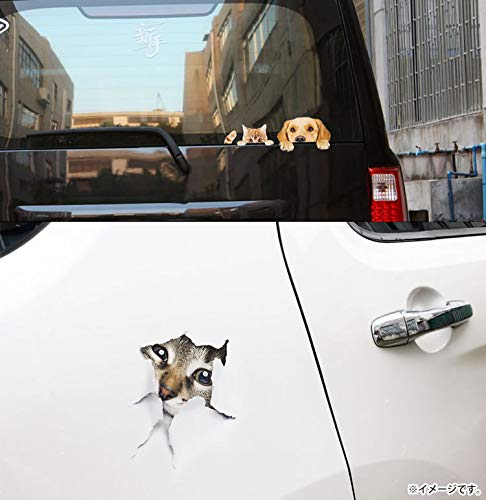 Prendre Car Sticker Dog Cat Cute Animal Dress Up Car