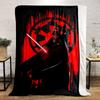 Star Wars Darth Vader Red Sith Design Warm Blanket Flannel Blanket for Bedroom, Living Room, Sofa, and Nap Sofas