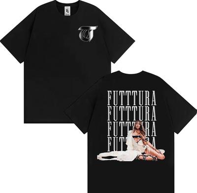 Zpěvačka TINI STOESSEL Futtura Album 2026 Tour Tričko Unisex Dámská Móda Estetické Retro Tričko Bavlna Ležérní Tričko