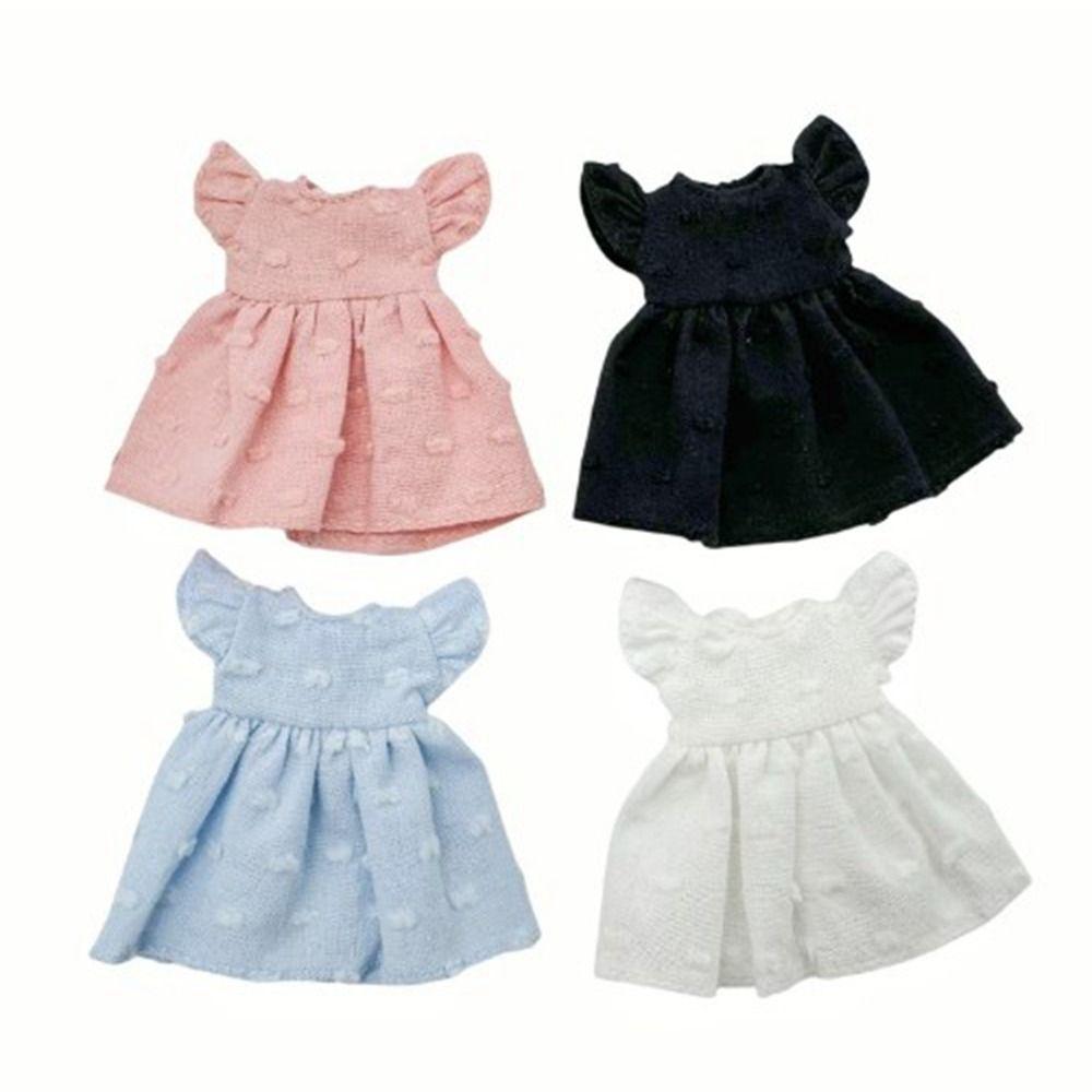 Handgemachte Puppen Punkte Kleider Mode Tops Kleidung Rock für 1/11 OB11 Puppen/für 1/12 BJD