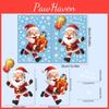 Stickers Window Holiday With Pvc Snowflakes Penguins And Santa For Christmas