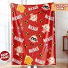 Personalized Disney Pixar Jack Jack The Incredibles Blanket, Custom Name Disney Incredibles Baby Kids Blanket, Disney Birthday Gift For Boy