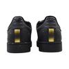 adidas Originals Superstar 2 Abriebfeste Low-Top Skateboard-Schuhe Unisex Schwarz Gold JI0079(Team91- )