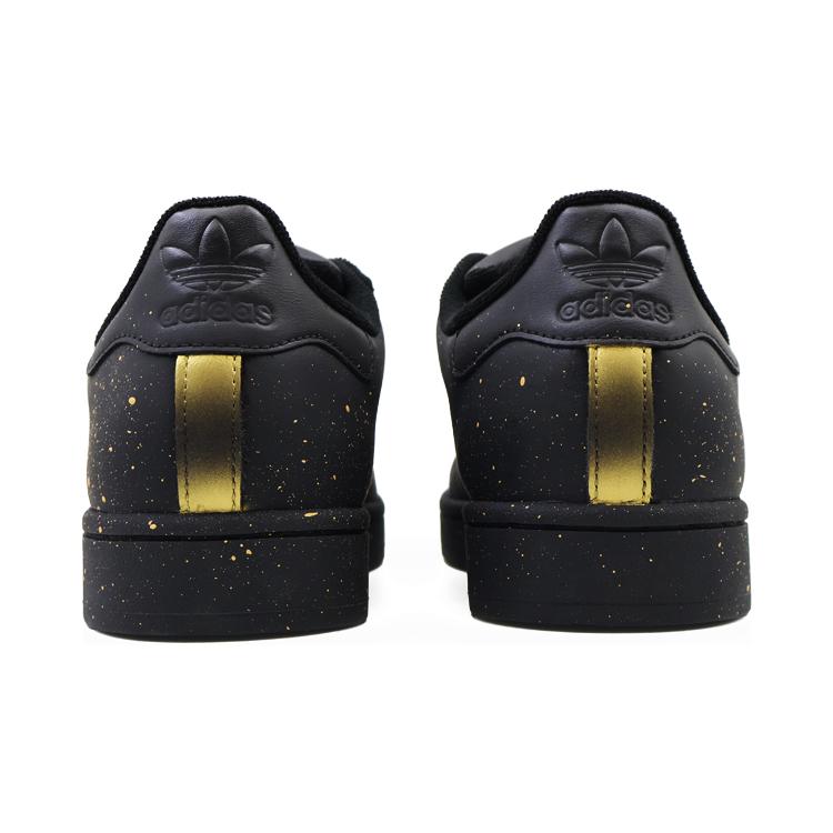 adidas Originals Superstar 2 Abriebfeste Low-Top Skateboard-Schuhe Unisex Schwarz Gold JI0079(Team91- )