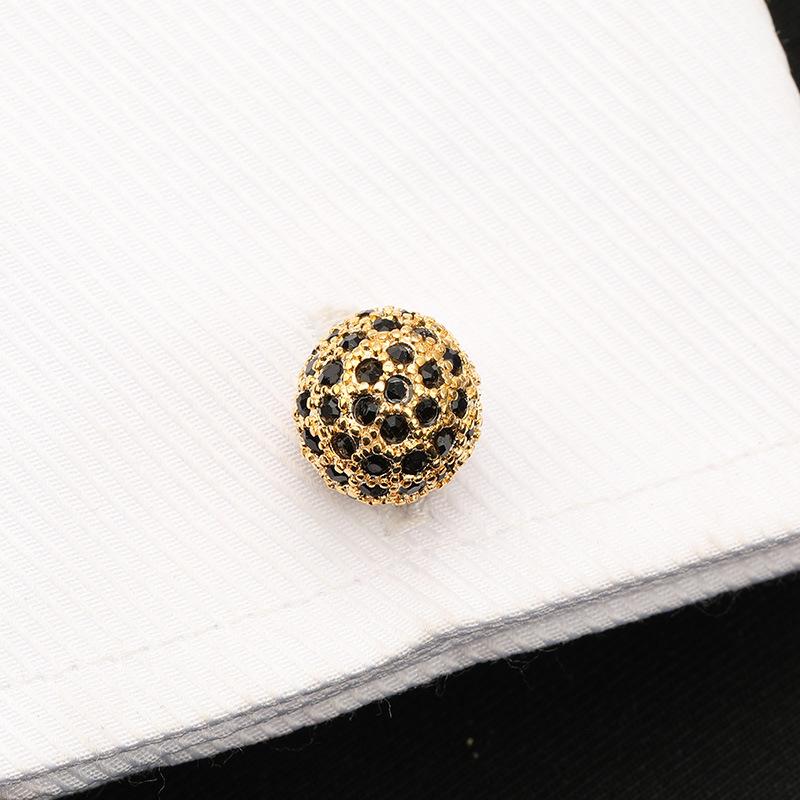 French Shirt Business Cufflinks Crystal Cuff Nails Men'S High-End Shirt Buckles Cuff Buckles Men'S And Women'S Gift Boxes