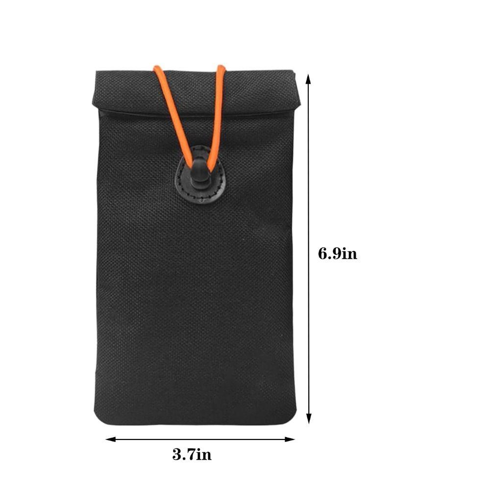 Black Signal Blocking Bag Oxford Cloth Car Key Bag Car Pouch Faraday Bags  for Car Keys