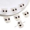 1pc Cartoon Big Eyed Cat Acrylic Owl 3D Cat Head Resin Beads Loose Spacer Beads For DIY Handmade Bracelet Material Jewelry Making Accessories