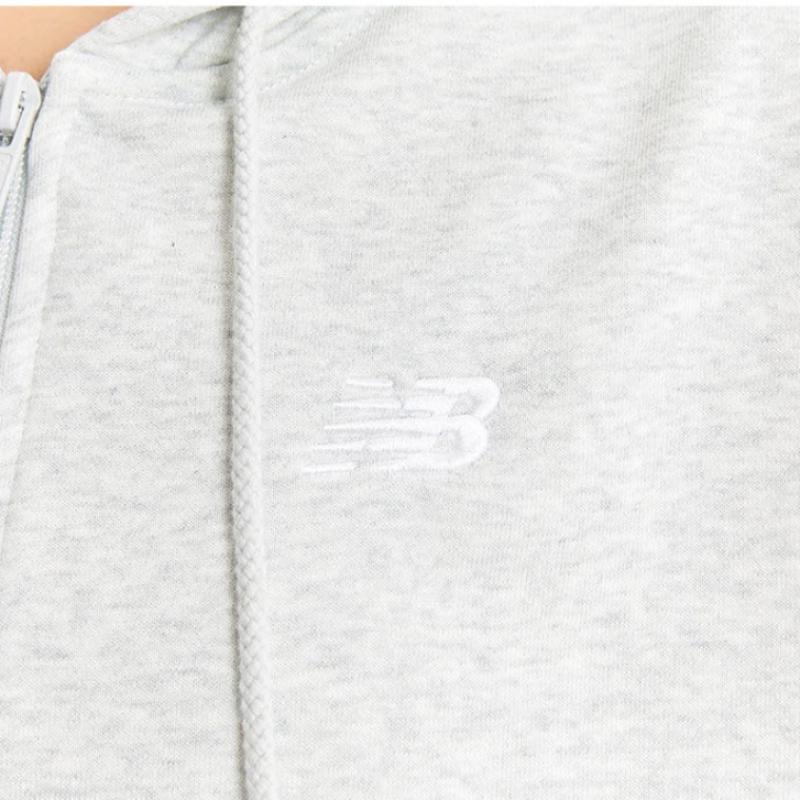 New Balance Hooded Zip Up Lqj Nbmde2S032 15 Women S Small Logo Hoodie Zip Up Over F