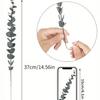 20pcs Artificial Eucalyptus Stems - Realistic Green Leaf Branches, Perfect for Wedding, Home & Office Decor, Artificial Plants for Home Decor