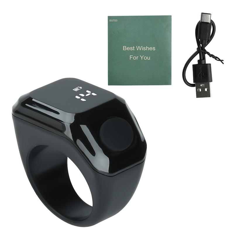 Smart OLED Digital Counter Touch Control Finger Counters Type-C Bluetooth Counting Ring Electronic Tally Counter