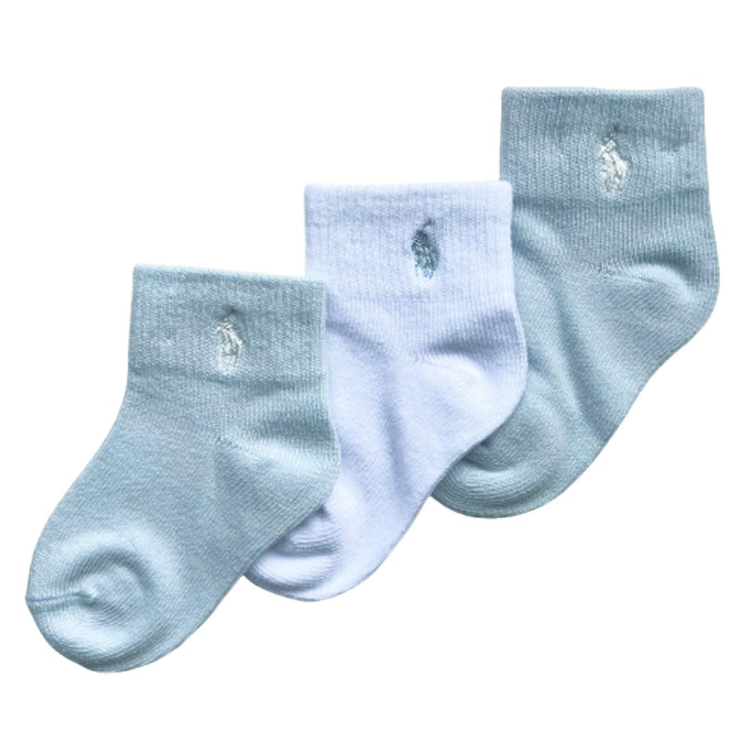 

Polo Ralph Lauren Baby Baby Shower Diaper Baby Sizes Socks, 3-Pair Set, Assorted, Gift, Cake, Boy/Girl Gift, B61344IPKE/LPKE ASST, 6-12M [Used]