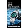 POEDAGAR Luxury Men Watch Stainless Steel Quartz Watches Sport Man Watch Waterproof Luminous Date Week Male Clock