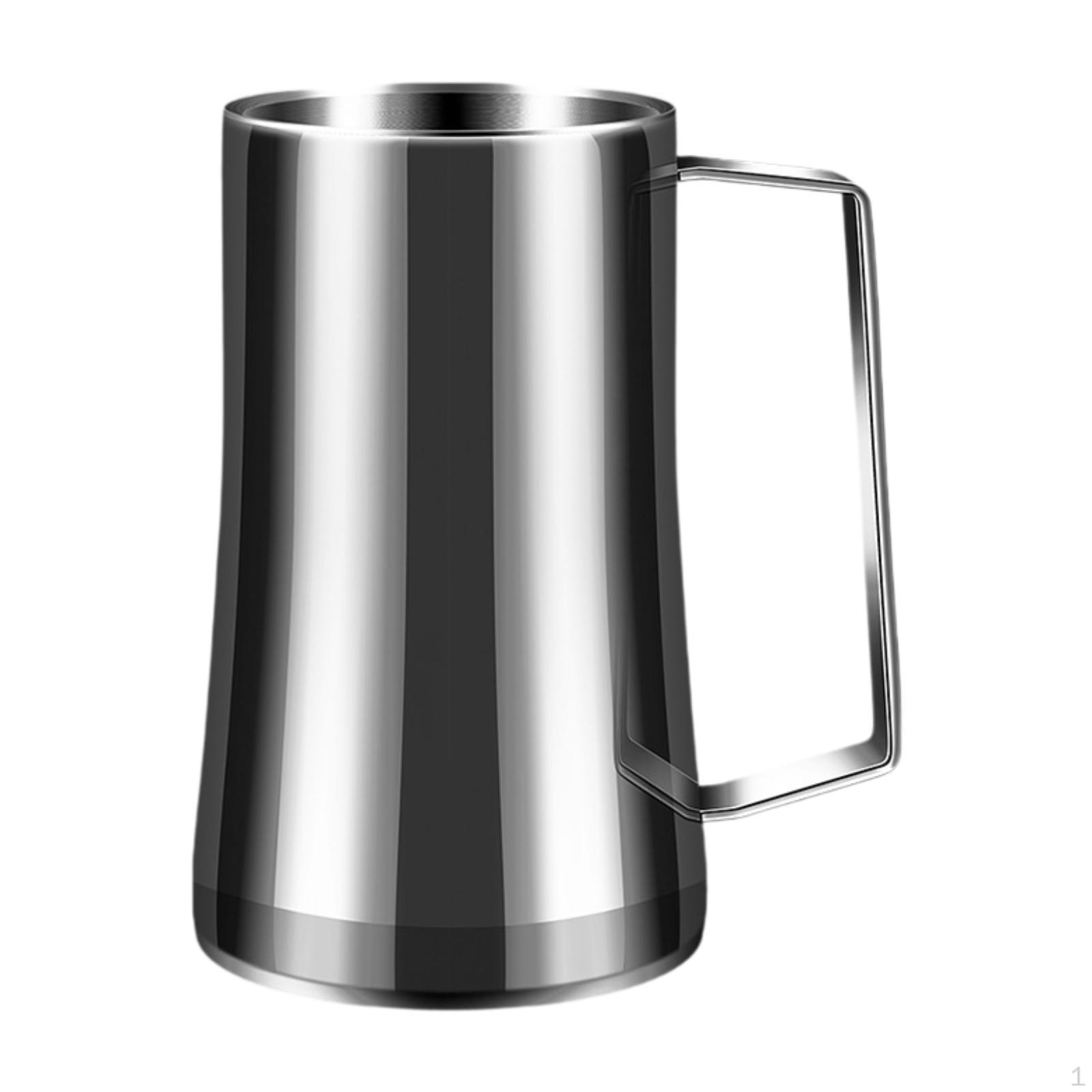 

Пивная кружка, чашка для питья с двойными стенками, аксессуары для бара, кружка, чайная чашка, посуда для напитков для кофе на открытом воздухе 600ml