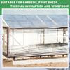 Clear Windproof Tarpaulin w/ Seal Ring. For Garden,Chicken Coop,Camping.Lightweight,Durable & Waterproof. Perfect Outdoor Cover!