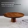 Acacia Wood Pedestal Serving Tray