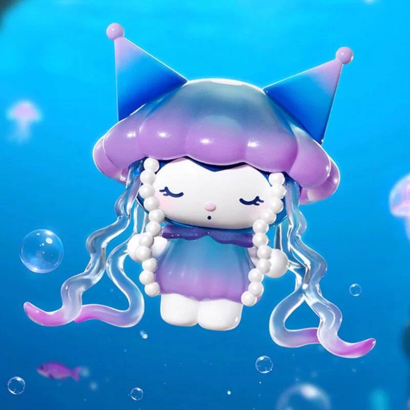 Toptoy Kuromi Deep Sea Secret Series Trendy Figurine Cute Doll Desktop Decor Ornament Gift For Adult Collectors