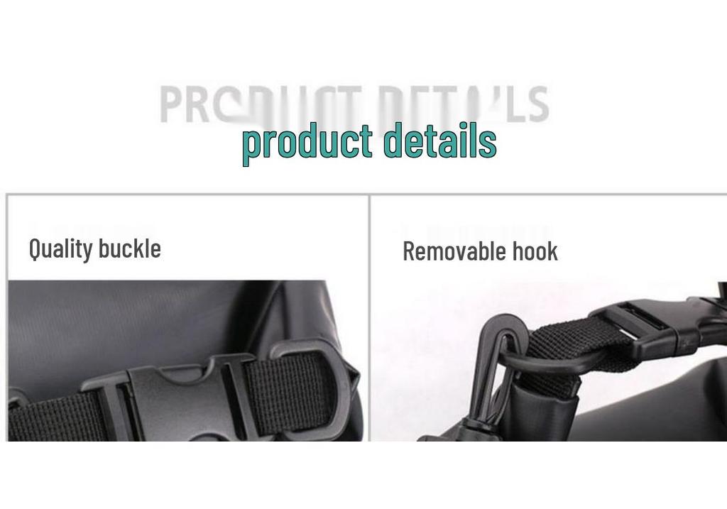 Waterproof Crossbody Bag for Swimming, Trekking, Rafting & Snorkeling - Large Capacity, Convertible Single/Double Shoulder Storage.