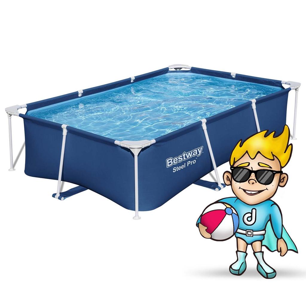 Frame Garden Pool 259X170X61 Cm 15-In-1 Set Bestway 56403N